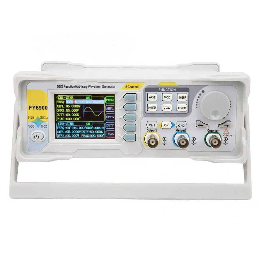 NIEUWE FY6900 Dual Channel DDS - Dual Channel Arbitrary Waveform Function Generator 60Mhz recensie en prijs