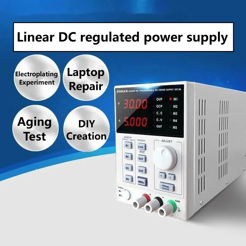 30V 60V 2A 3A 5A 10A Lineaire  - Programmable Linear Dc Power Supply 30V 10A recensie en prijs