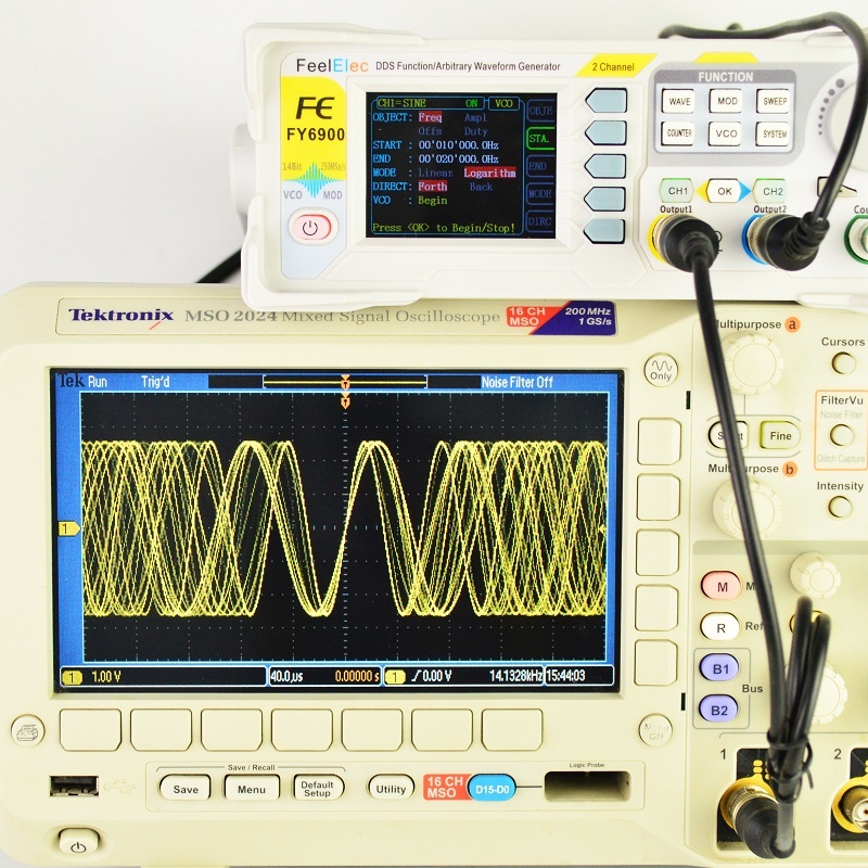 FY6900 Digitale signaalgenerat - Dual Channel Arbitrary Waveform Function Generator 60Mhz recensie en prijs