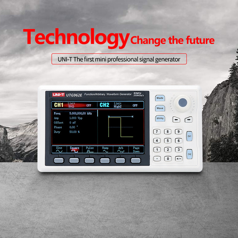 UNI-T UTG932E UTG962E Functie  - Dual Channel Arbitrary Waveform Function Generator 60Mhz recensie en prijs