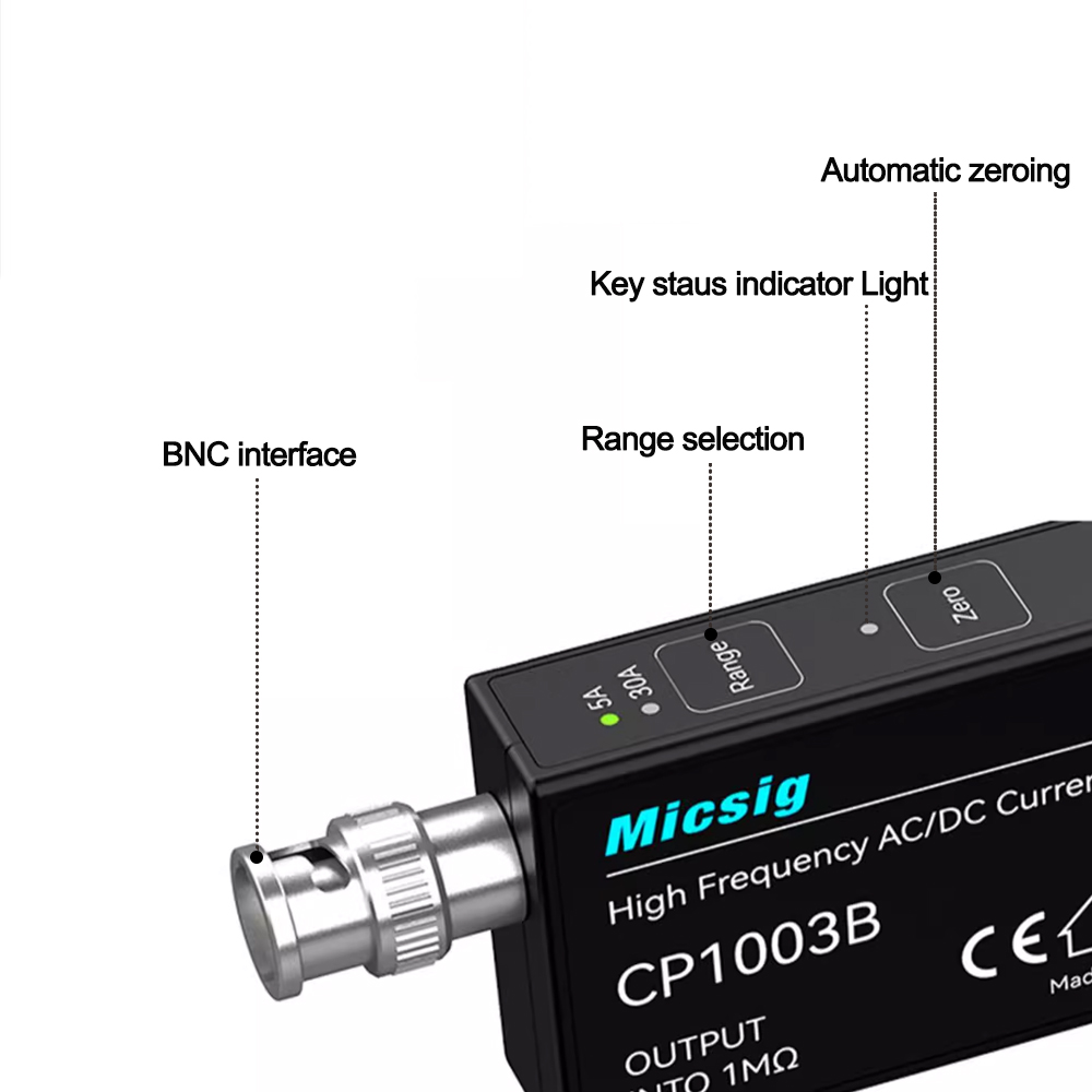 Micsig Hoge Frequentie AC/DC S - Current Probe Ac Dc 50Mhz Oscilloscope recensie en prijs