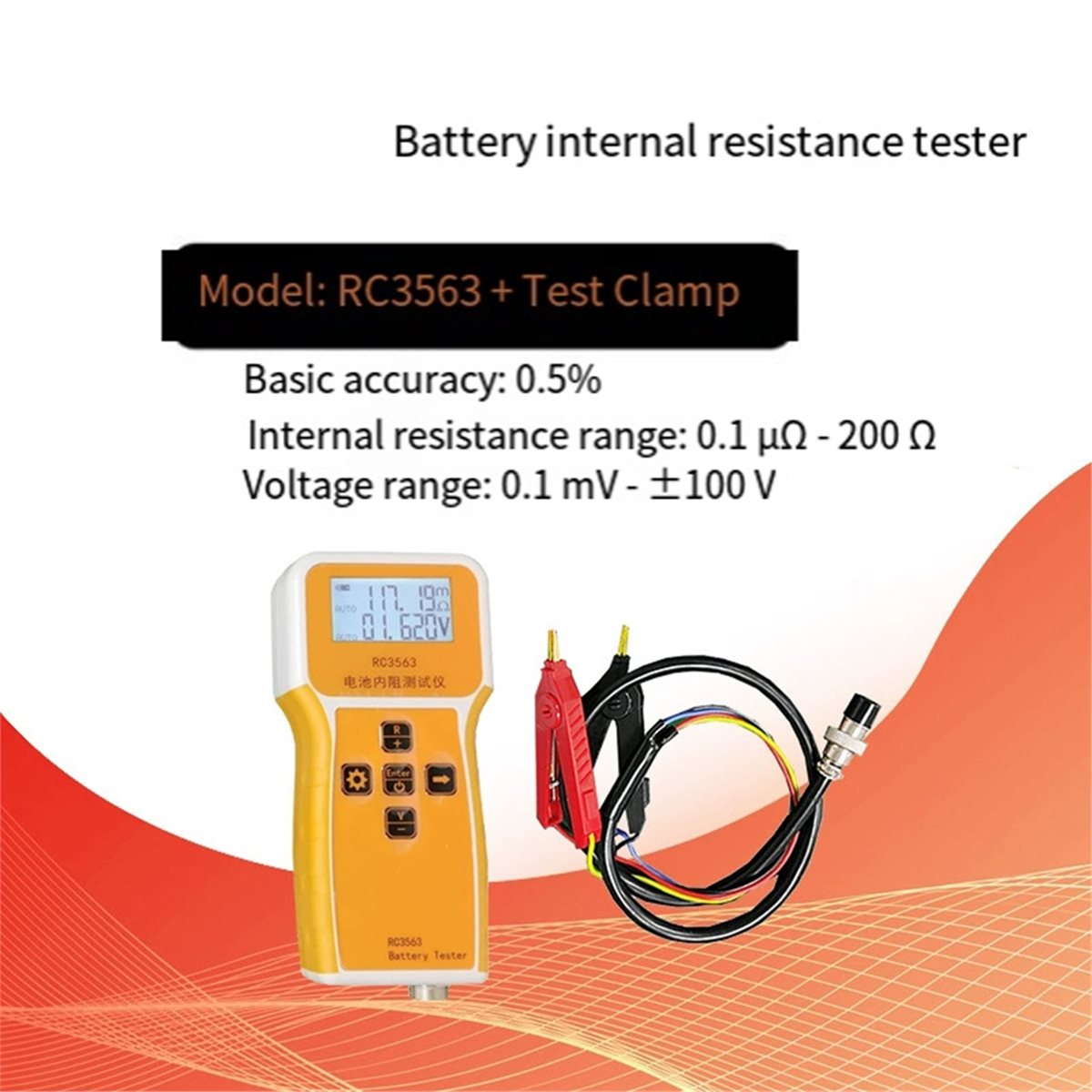 RC3563 Detector voor hoge inte - Battery Internal Resistance Tester Four Wire recensie en prijs