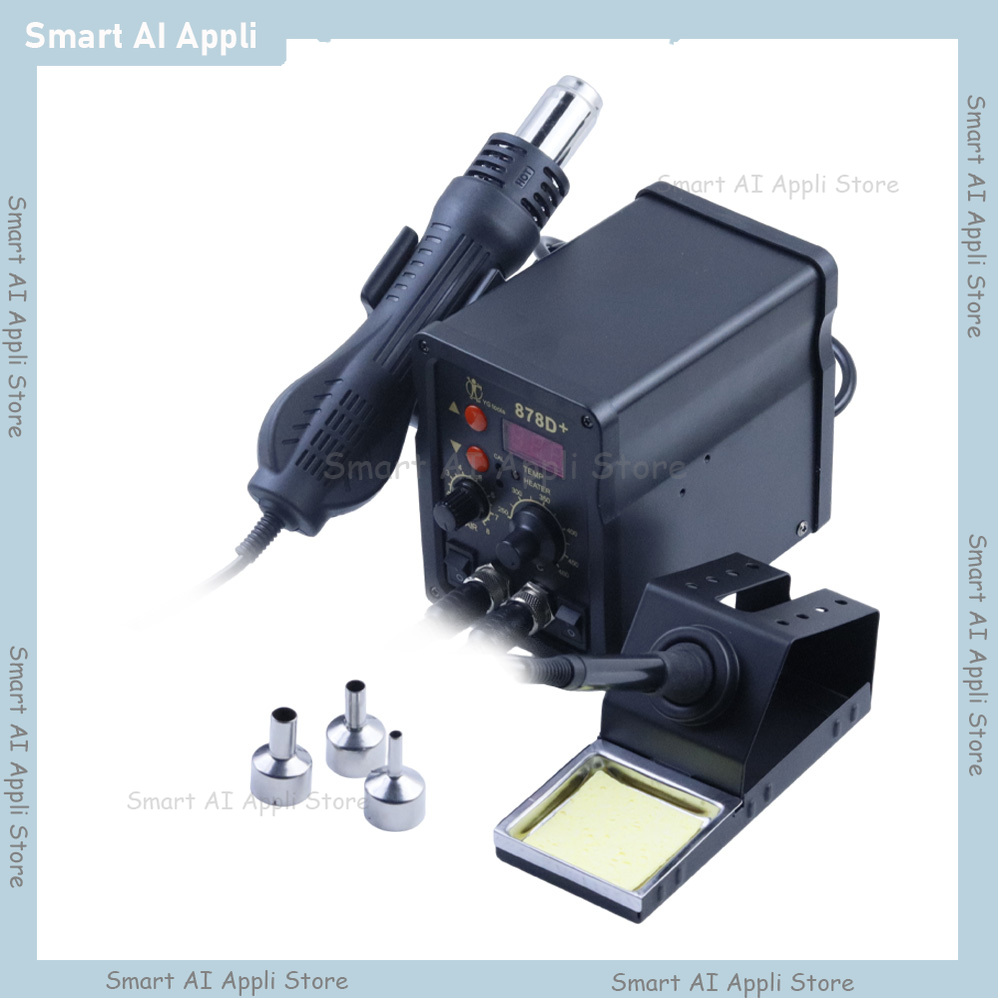 2-in-1 soldeerstation met LCD  - Smd Rework Station Hot Air Soldering 2 In 1 recensie en prijs